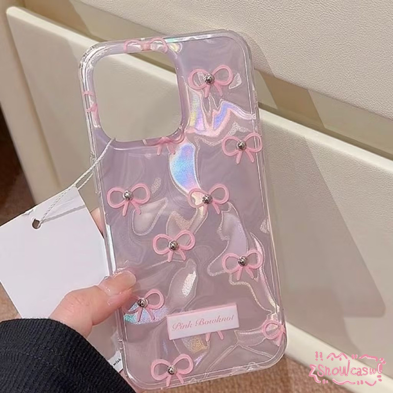 ทิวลิปโรแมนติก ผีเสื้อในฝัน โบว์สวยๆ เคสไอโฟน 13 11 Pro Max XR 14 12 15 Pro Max X XS Max 7Plus 7 8 15 6 Plus SE 2022