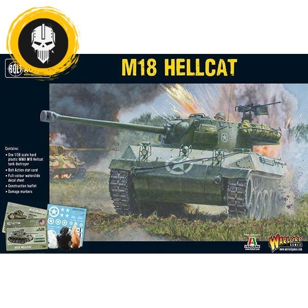 [พร้อมส่ง] WARLORD GAMES: BOLT ACTIONS: M18 Hellcat โมเดลรถถังจำลอง