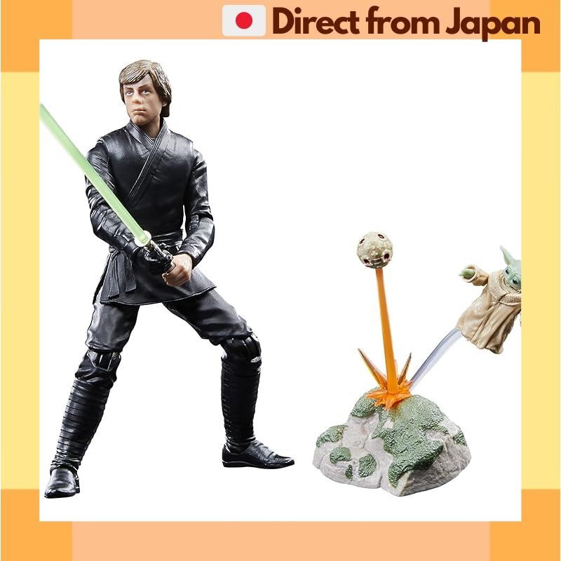 [จัดส่งญี่ปุ่น] Hasbro Star Wars Black Series Luke Skywalker & Grogue, Boba Fett 6" (15 Cm) Size Action Figure ชุด 2 ชิ้น อายุ 4+ F8345 ของแท้
