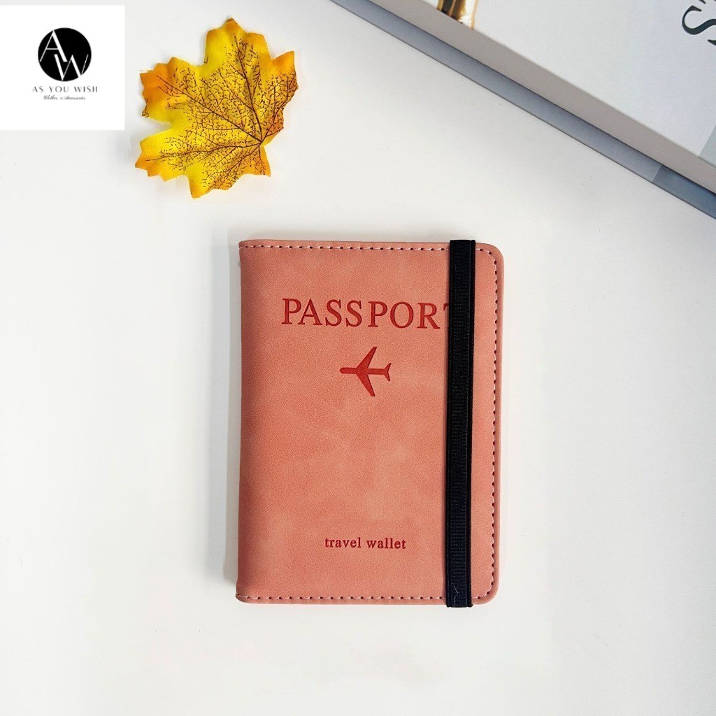 Passport ที่ใส่พาสปอต ปกใส่พาสปอต มี 2 แบบ แบบหนัง/แบบใส ป้องกันฝุ่น สิ่งสกปรก พร้อมส่งจากประเทศไทย