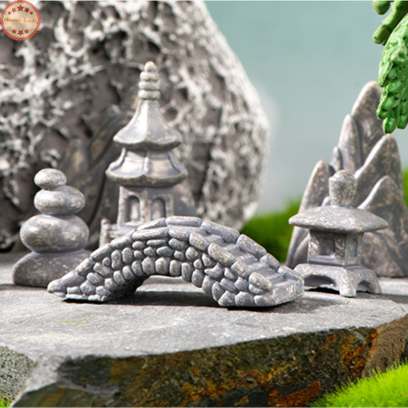 บ้าน 1PC ภูมิทัศน์พืชสวนพืชสวนจําลอง Rockery Stone Towers หินที่โดดเด่น Microlandscape DIY ตกแต่ง TH