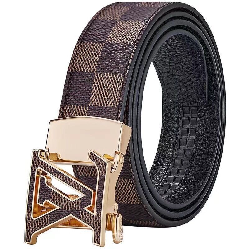 Lv Belt Automatic Lock Mens Premium Fashion