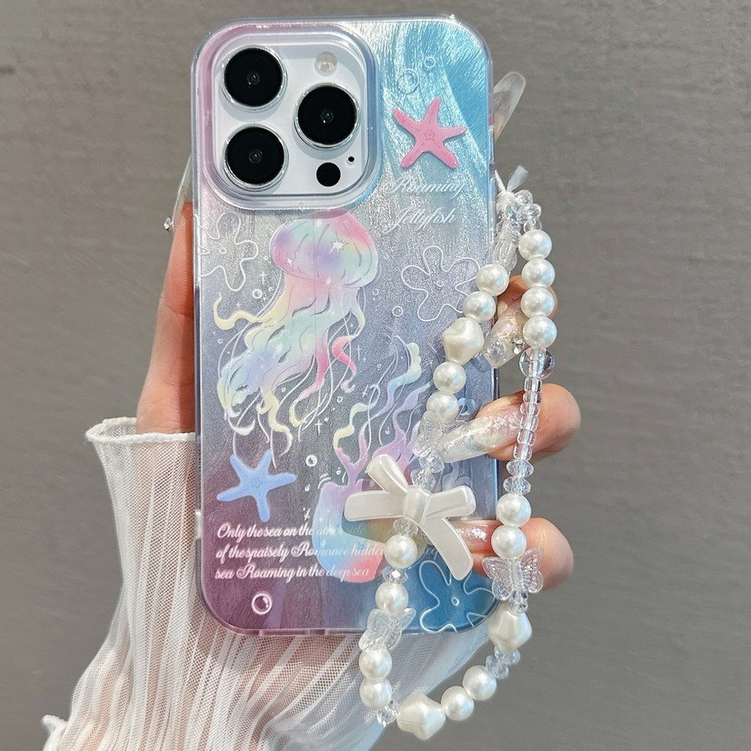 [เคส+สร้อยข้อมือ] เคสน่ารัก Oppo A15 A35 A54S A16 A16K A17 A8 A31 A18 A38A3SA5A12EA33A54 A55 A57 A77