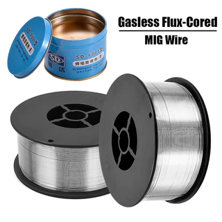 ลวดเชื่อม MIG ไม่ใช้แก๊ส Flux CORE​ 1KG​ไม่ใช้แก๊ส​ ลวดฟลักคอร์ ลวดเชื่อม 2 In 1 เชื่อมได้ทั้ง เหล็ก เเละ สเเตนเลส