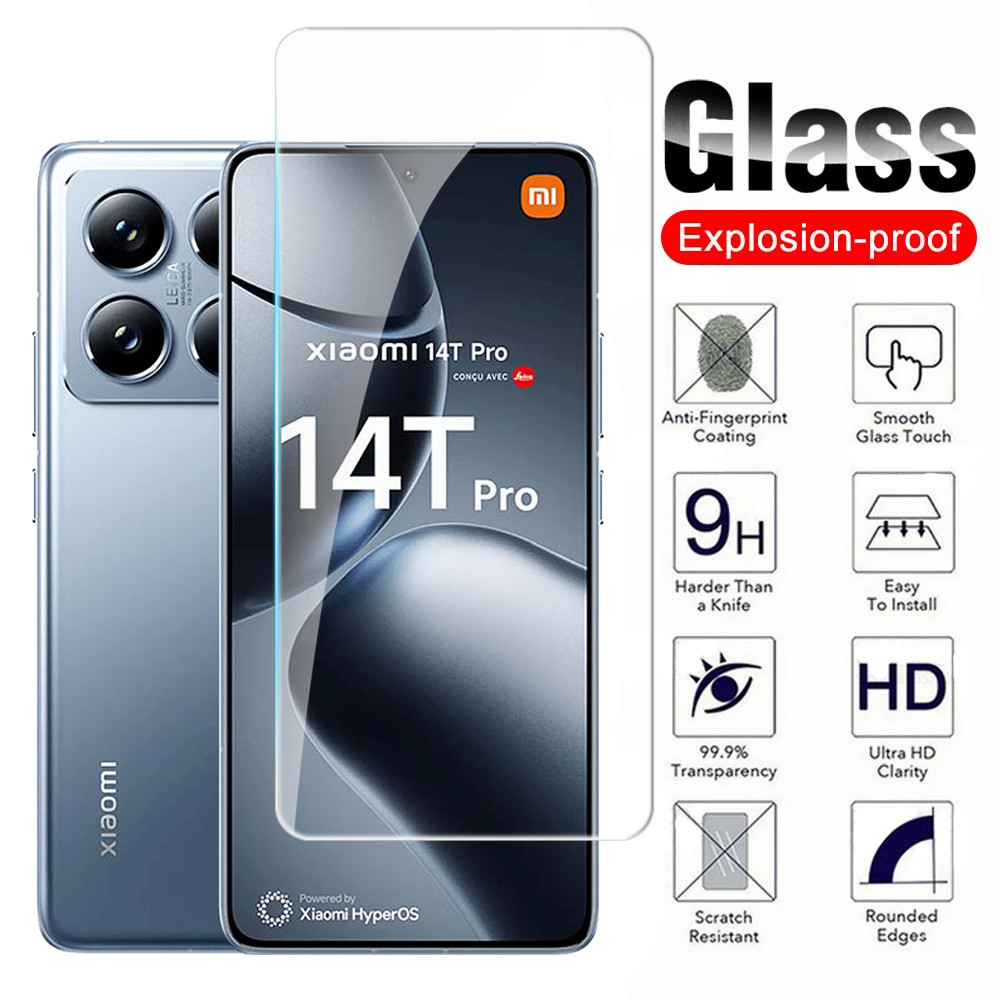 สําหรับxiaomi 14T Proป้องกันหน้าจอฟิล์มสําหรับXiaomi 14T 14 T Pro 14TPro Xiaomi 13T Pro Mi14T Xiaomi14T 5GใสดูกระจกนิรภัยHDฟิล์มแก้วป้องกันXiaomi14TPro