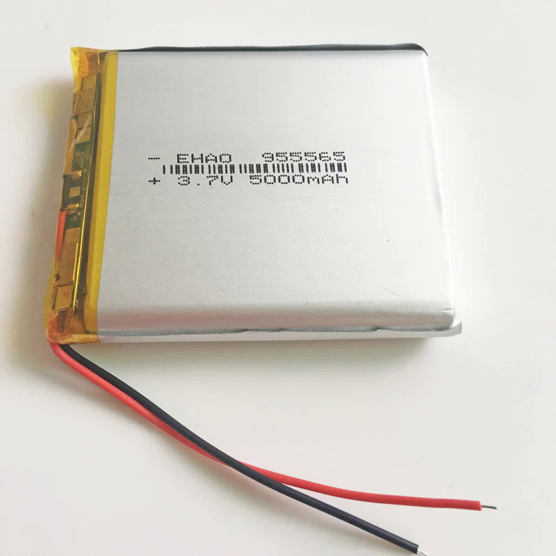3.7V 5000mAh Polymer Lithium LiPo Rechargeable Battery 955565 For GPS PSP DVD PAD E-book Tablet PC L