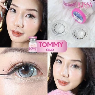🔥คอนแทคเลนส์ ❤️Size : XL❤️รุ่น Tommy (Kissylens) สี : Brown/Gray