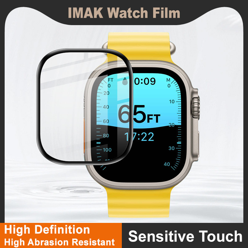 ฉันมาค สําหรับ  Apple Watch 10 42mm / 46mm / 49mm ป้องกันหน้าจอเต็มกาวอะคริลิคนาฬิกาฟิล์มป้องกัน