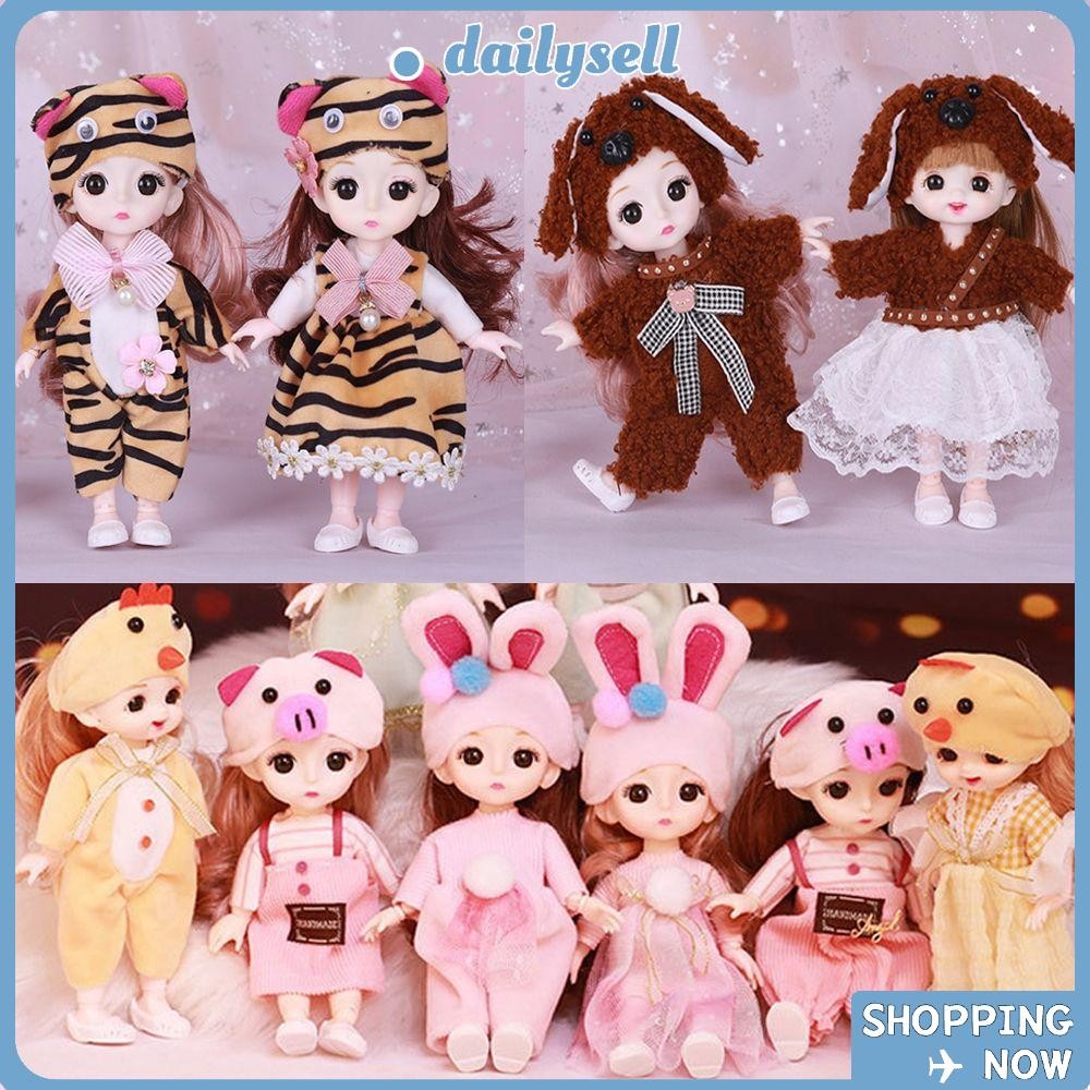 Daily Animal Doll Suit เครื่องประดับแฟชั่น Obitsu 11 Ob11 16 ~ 17 ซม. ชุดตุ๊กตา