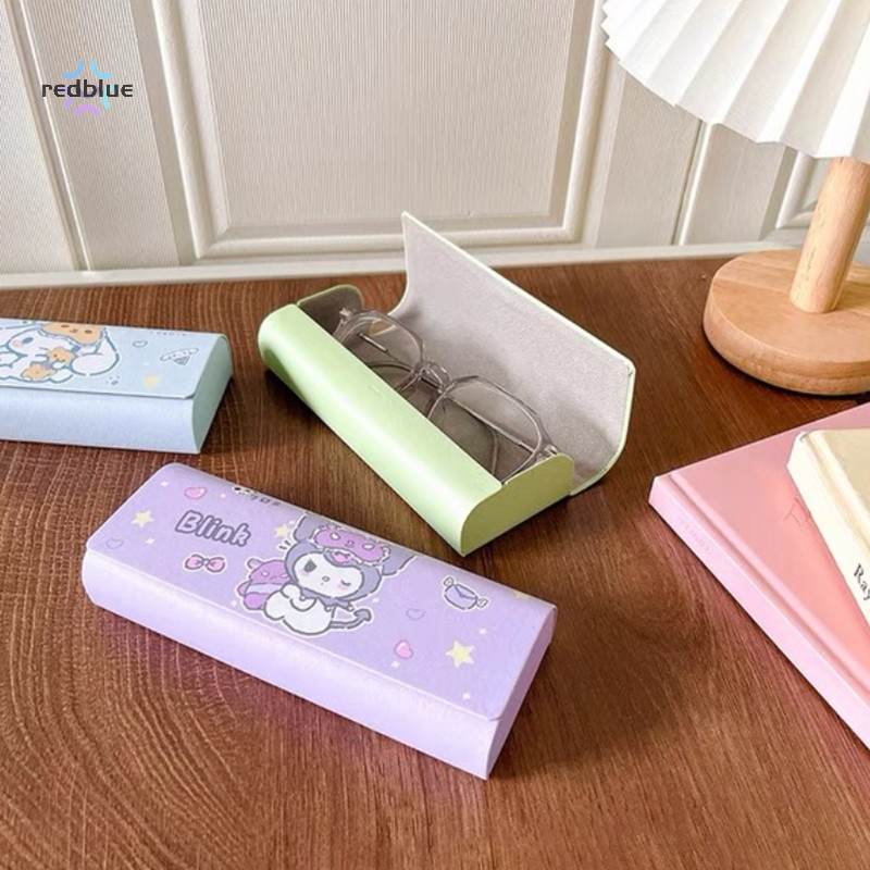 ใหม่ Kawaii แว่นตาน่ารักแว่นตากล่องเก็บ Drop-proof การ์ตูนแบบพกพากล่องแว่นตา hot