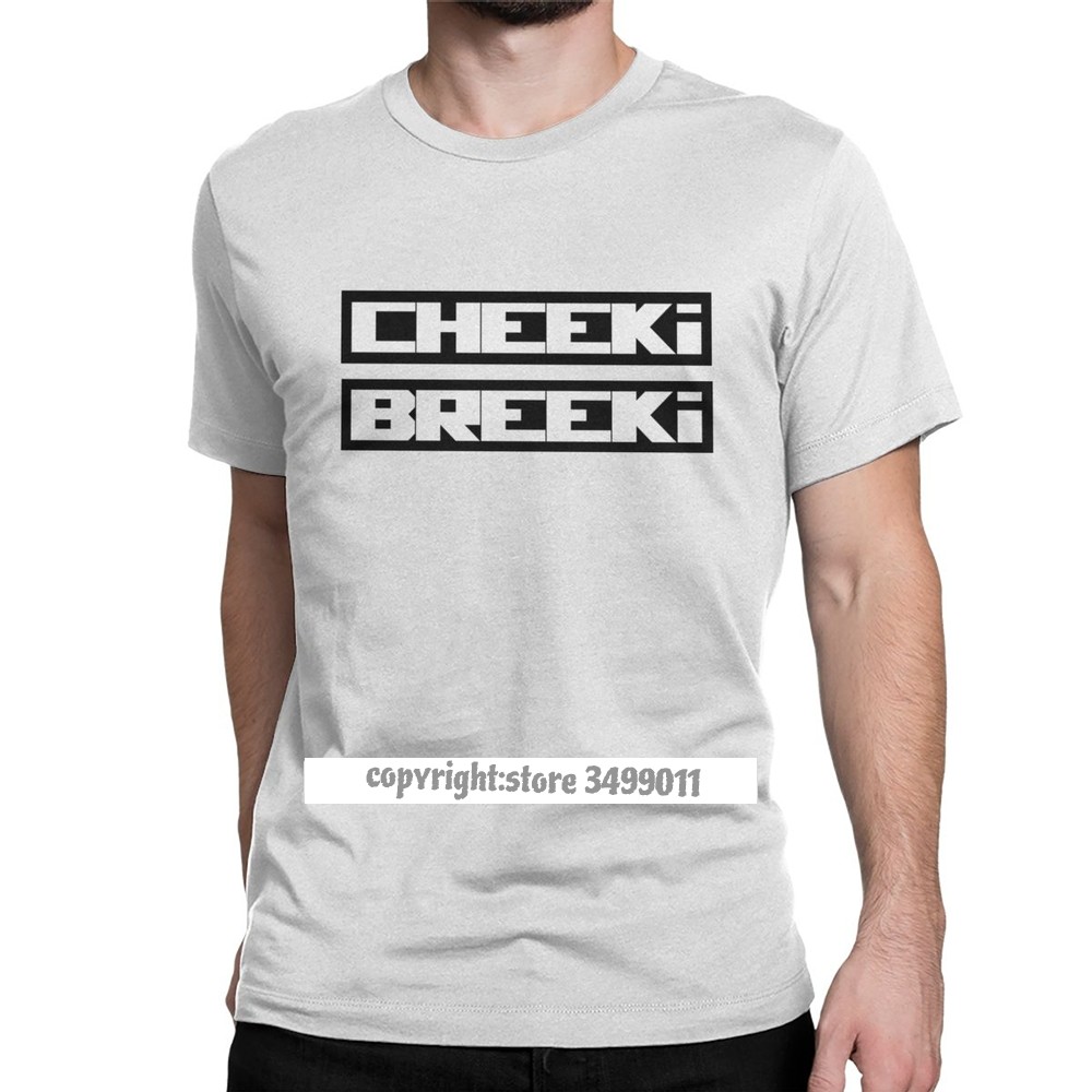 เสื้อยืดชาย Cheeki Breeki สไตล์เกม Escape from Tarkov เหมาะสำหรับคนชอบเกมSurvival Shooter