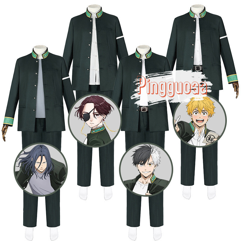 【Lardoo】Wind Breaker Sakura Haruka/Hayato Suo/Akihiko Nirei/Kyotaro Sugishita Cosplay Costume Uniform Suits Full Set
