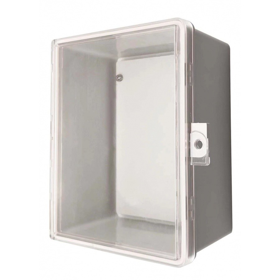 room_shop101 V.E.G. ตู้กันน้ำฝาใส รุ่นFNG608T ขนาด6x8นิ้ว สีเทา