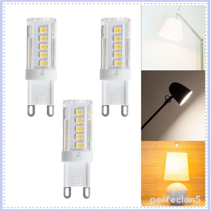 [Perfeclan5] G9 Bi Pins Base Bulb,Bi Pins Small,3W,Soft 360° หลอดไฟเปลี่ยนมุมคาน,หลอดไฟโคมระย้า นํา 