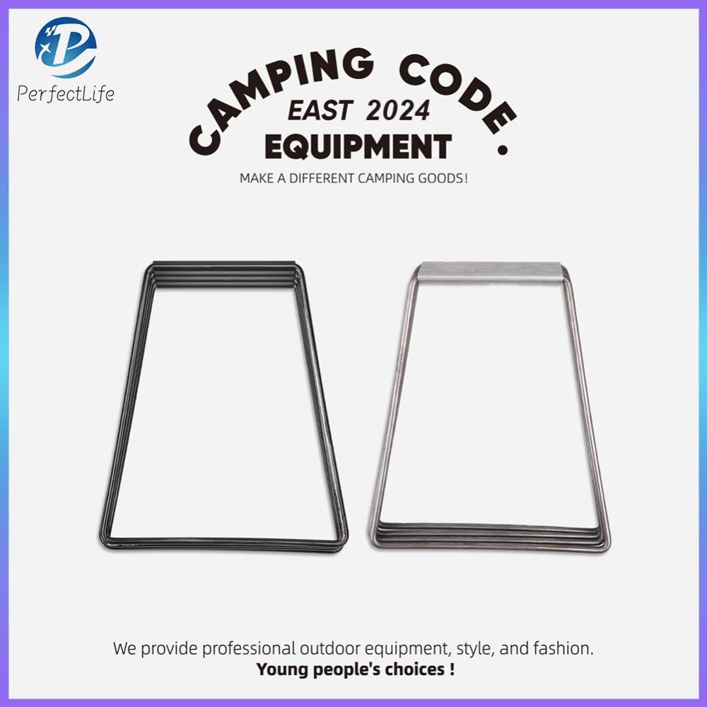 WELLHIKE 2/1pcs Camping พับ Cooler กล่องคอนเทนเนอร์ผู้ถือชั้นวางแบบพกพา Organizer กล่องชั้นวาง Travel Cook อลูมิเนียมวงเล็บ