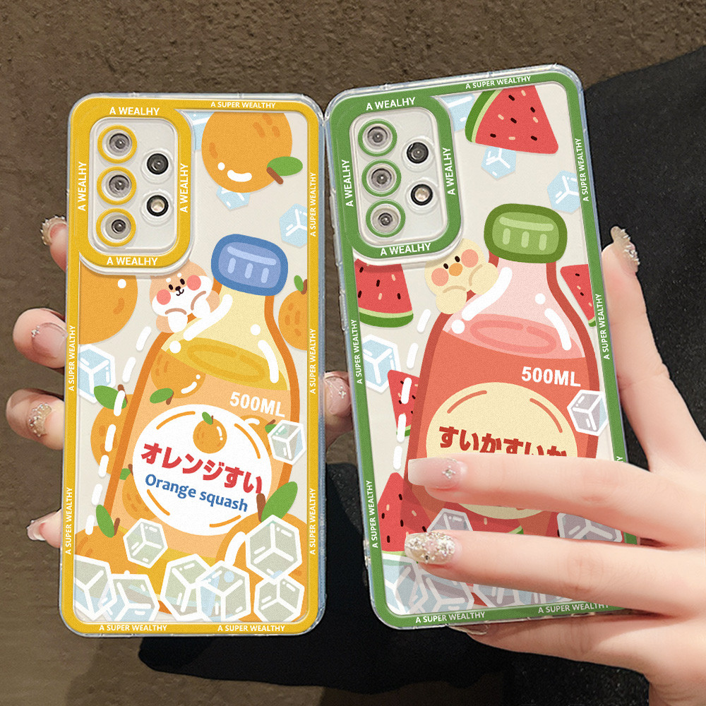 TPUเคส For Samsung A54 5G A55 A15 A05 A05s A22 A12 A34 A14 A35 A52s S24 Ultra S23 S22 A03 A02 A50s A71 A51 A14 A31 A13