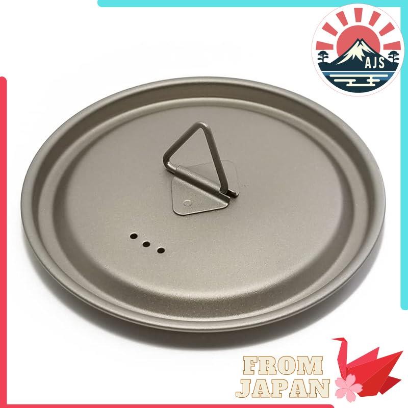 TITAN MANIA Titanium Cup Lid L Solo Camp Lid Titanium Mug Cup Pot Super Lightweight Durable Outdoor 