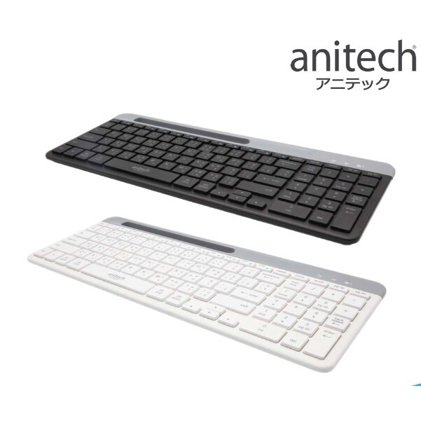 ANITECH คีย์บอร์ดไร้สาย P505 WIRELESS KEYBOARD คีย์บอร์ดไร้สาย เชื่อมต่อได้ 2 แบบ ประกัน2ปี
