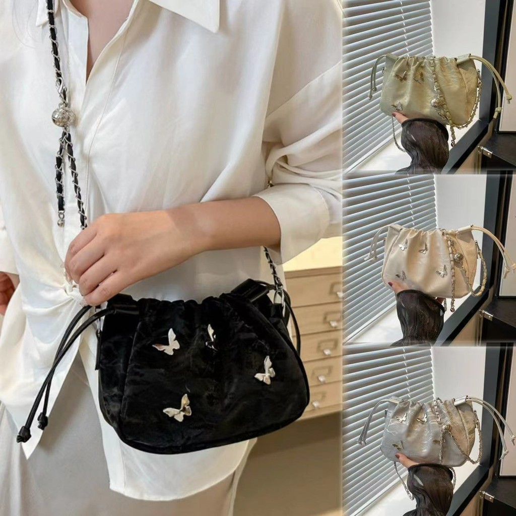 pink gir123l: กระเป๋าสะพายข้างแฟชั่นผู้หญิงหนัง pu หนังนิ่ม มาใหม่มี 4 สี ใส่โทรศัพท์ได้ EP6096