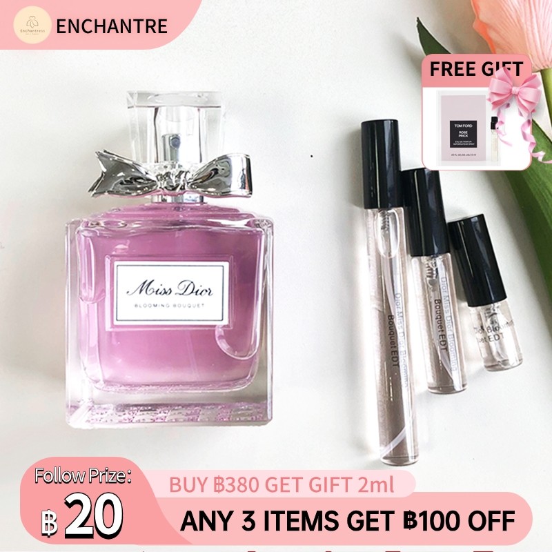 【สปอตสินค้า】ของแท้ miss Blooming Bouquet EDT 2ml/5ml/10ml น้ําหอมผู้หญิง น้ําหอมจิ๋ว