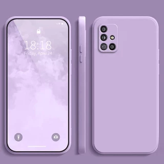 เคส Samsung A71 4G สีทึบ Samsung A71 เคสซิลิโคนป้องกันการตกสีธรรมดาเรียบง่าย YT