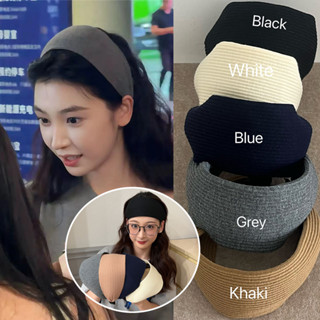 ที่คาดผมปีกกว้างเกาหลีผ้าลายฟันกิ๊บสไตล์เดียวกันเครื่องประดั…