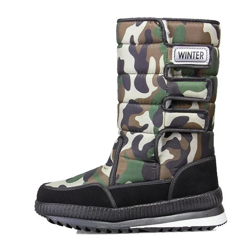 -40 ° อุ่นคู่รองเท้าผู้หญิงรองเท้าหิมะฤดูหนาว high BOOT 2023 thicken Plush กันน้ำลื่นรองเท้าผู้ชายรองเท้า Leer