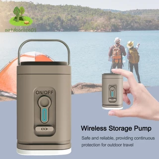✤โอเดล✤ไฟแคมป์ปิ้ง เครื่องปั๊มลมไฟฟ้า สูบลมไฟฟ้า 1200mAh 100LM สําหรับเรือ ว่ายน้ํา ตั้งแคมป์