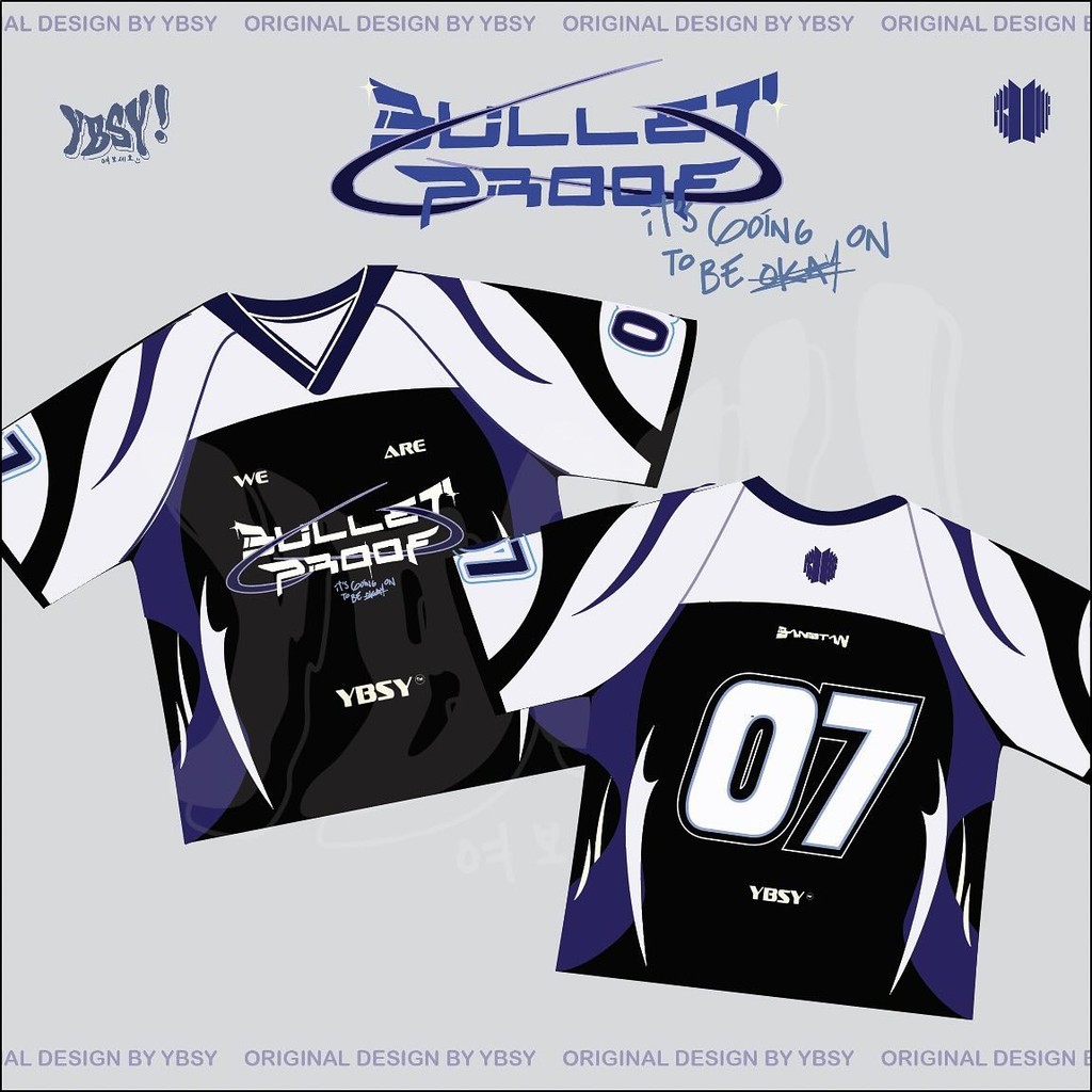 Ybsy- The Bulletproof Jersey (สีดํา)