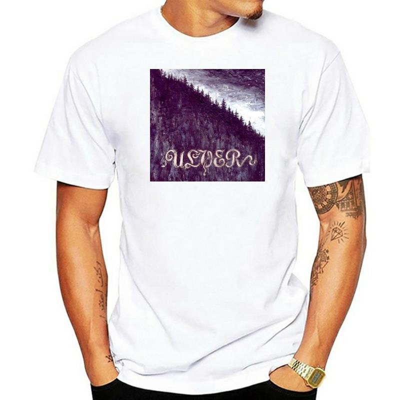 พิมพ์เสื้อยืดผู้ชายผ้าฝ้าย O-คอเสื้อยืด Ulver เสื้อยืดแขนสั้นผู้ชาย