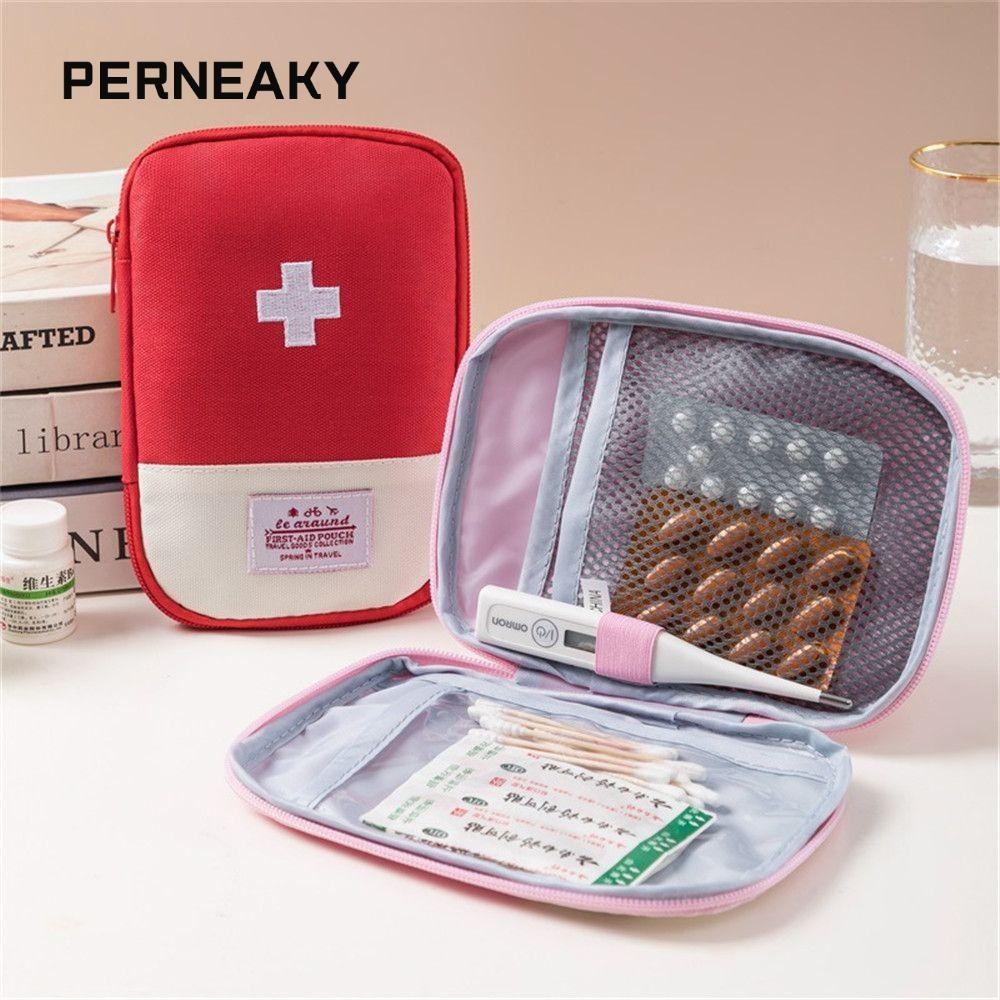 Perneaky ถุงยาแฟชั่นชุดปฐมพยาบาลแบบพกพาขนาดเล็ก