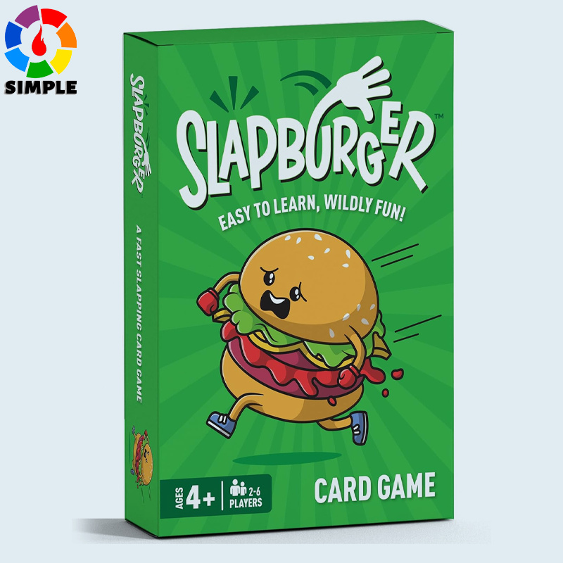 Slapburger - Fun Family Games for Game Night - Playing Card Games for Kids