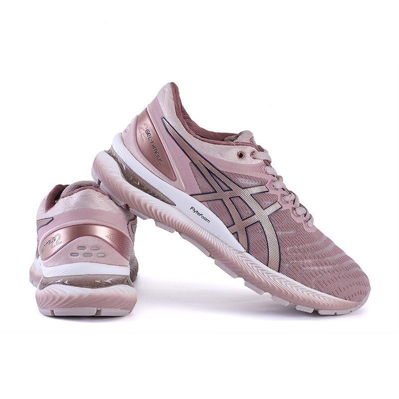 Asics GEL-Nimbus 22 Stable CUSHIONING shock absorption Lotus root Pink Gold uccp