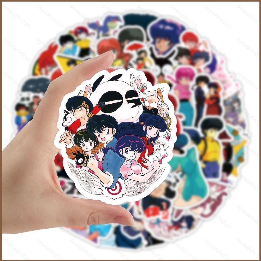 Sy 50 ชิ้น/เซ็ต Ranma 1/2 Tendou Akane การ์ตูนสติกเกอร์กันน้ํากระเป๋าเดินทางแล็ปท็อปเคสโทรศัพท์ตกแต่ง sy