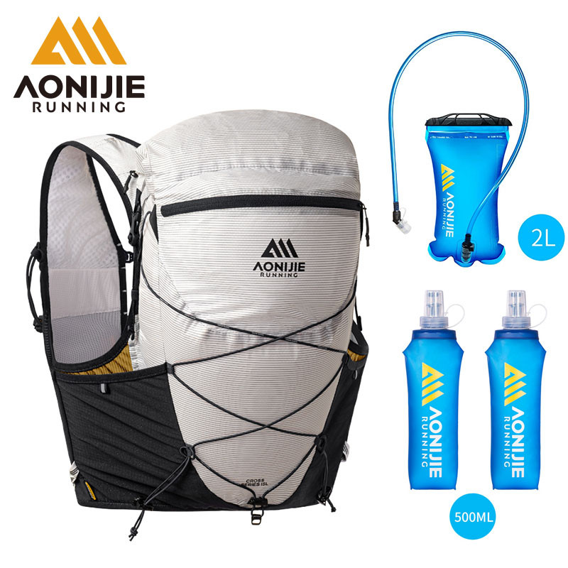 Aonijie C9116-15L Trail Running Hydration กระเป๋าเป้สะพายหลังน้ําหนักเบาสําหรับเดินป่า Camping ขี่จั