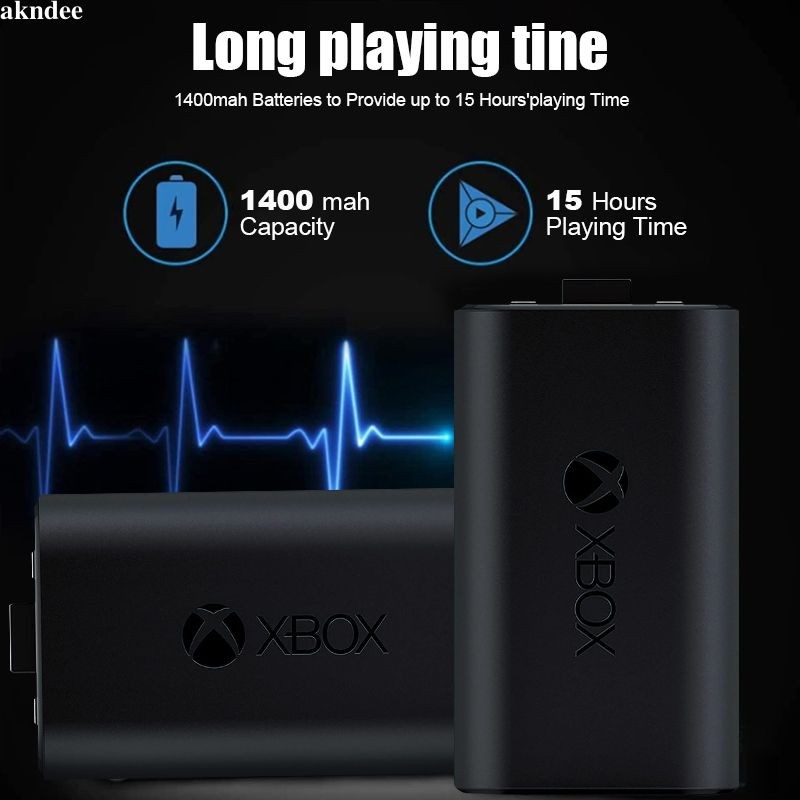 (aknde)แบตเตอรี่จอย Xbox Series X + สาย USB-C Cable (Battery for Xbox Series X Controller)