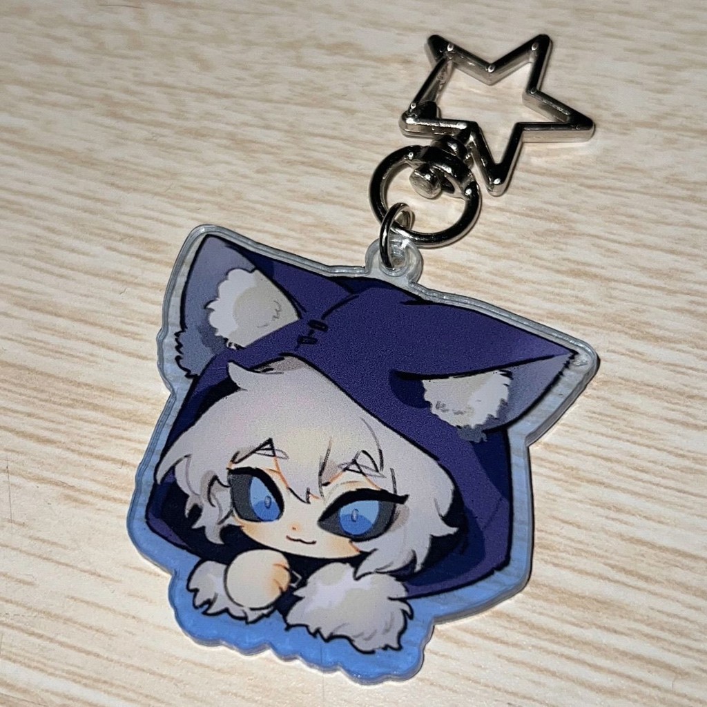 Ithaqua อะนิเมะ KeyChain ผู้หญิง Key Chain สําหรับชายแหวนอะคริลิคพวงกุญแจรถ Party จี้ญี่ปุ่น Cos สาวของขวัญ Identity V