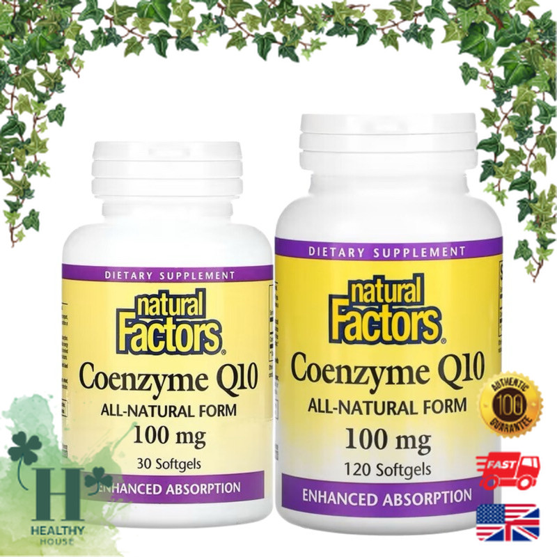 พร้อมส่ง Natural Factors Coenzyme Q10 100 mg CoQ10