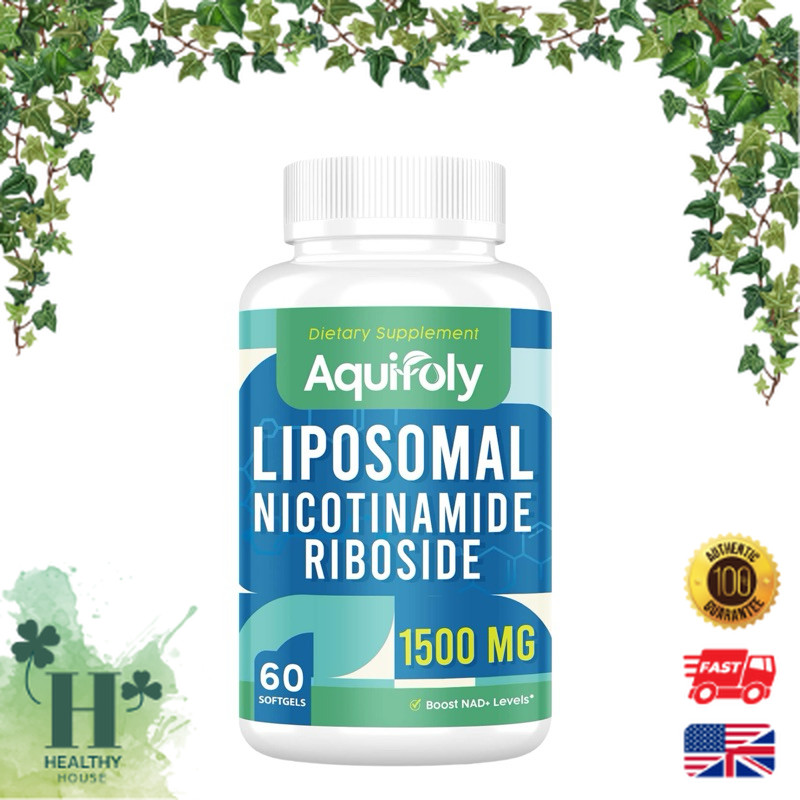 พร้อมส่ง Aquifoly Liposomal Nicotinamide Riboside Supplement 2000 mg TMG Pterostilbene for Maximum