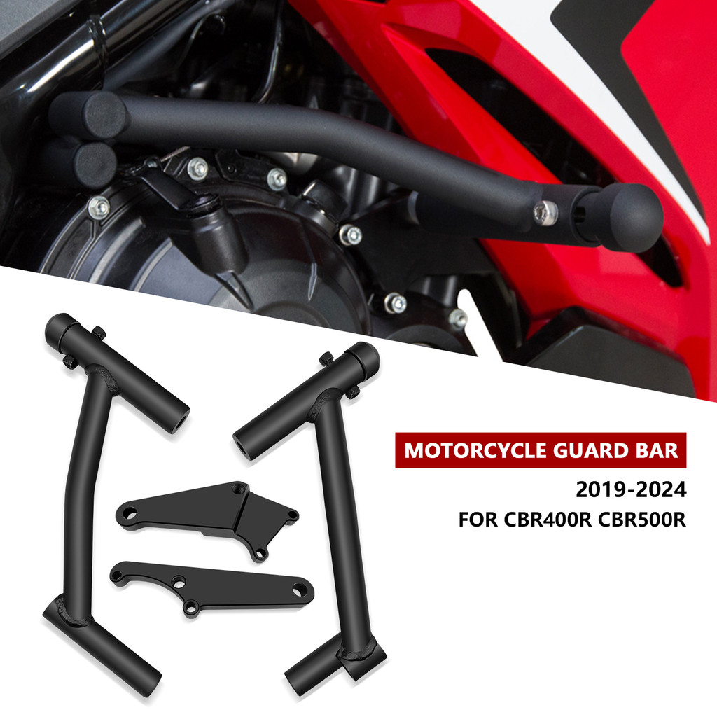 สําหรับอุปกรณ์เสริมรถจักรยานยนต์ cbr400r CBR500R 2019-2024 Guard Bar Anti-drop Bar cbr400r 500r กันช