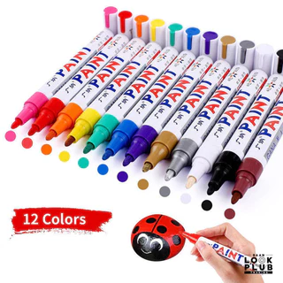 ปากกาเขียนป้ายชื่อ ชนิดกันน้ำ Paint Marker ปากกาเคมี ปากกาเขียนกระจก