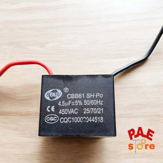 #Capacitor คาปาซิเตอร์ พัดลม CBB61 มีสาย คาปา แคปพัดลม สำหรับพัดลม ทุกขนาด ทุกยี่ห้อ