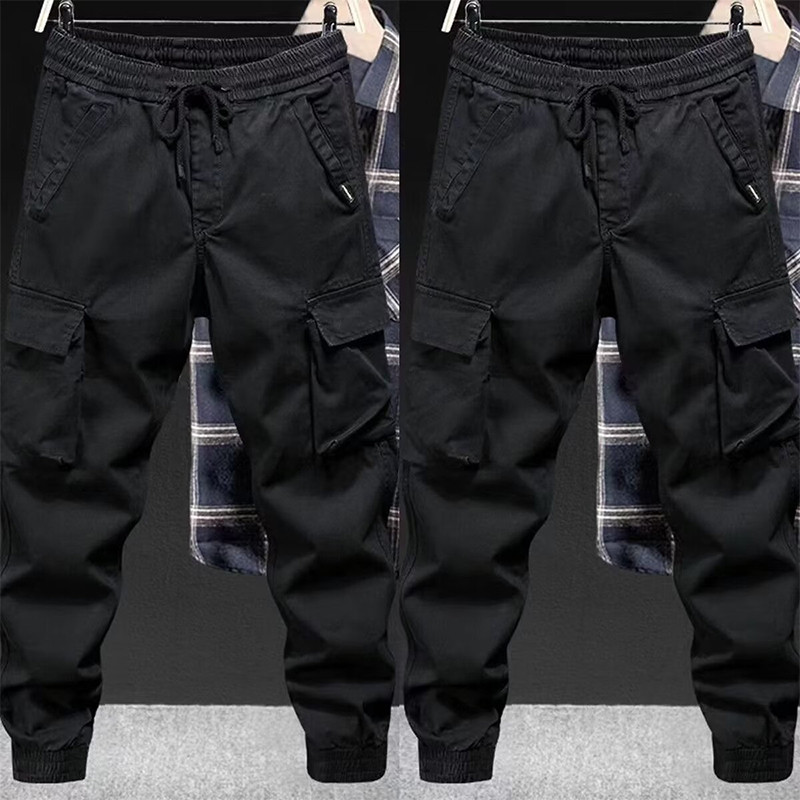 Esea Overalls Mens Multi-Pocket Loose Tappered American Casual