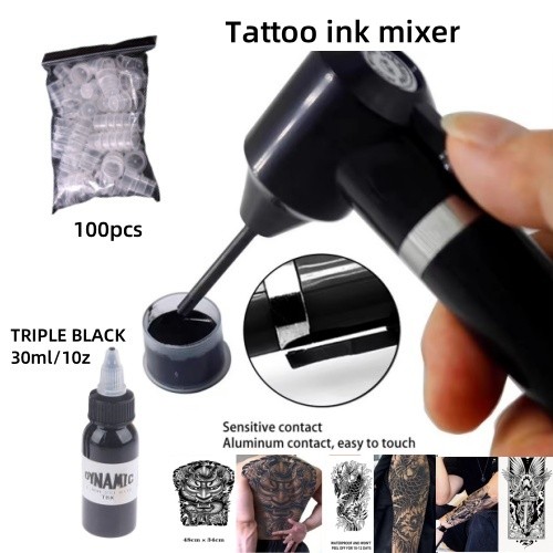 Tattoo Ink Mixer ปากกาไฟฟ้าผสม Stick Tattoo Pigment สีผสมเครื่องมือกันน้ํา