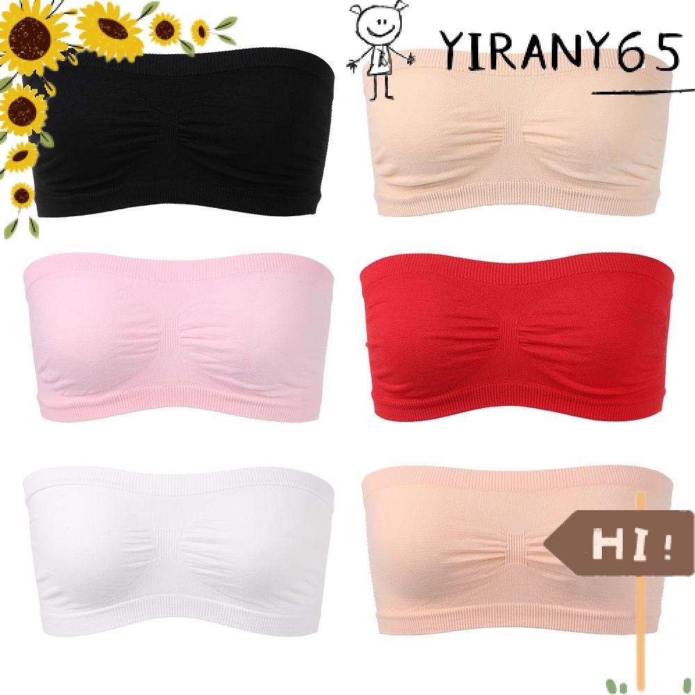 YIRAN Tube Tops ยืดหยุ่นสูง ไม่มีรอยต่อ แบบซ่อนขอบ