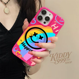 🌷KIDDY🌷เคสไอโฟน11 12 13 14 15 16 17 Pro Max Matte Cartoon การ์ตูน hard Case For iPhone 7 8 16 15 PLUS X/XS XR XSMAX