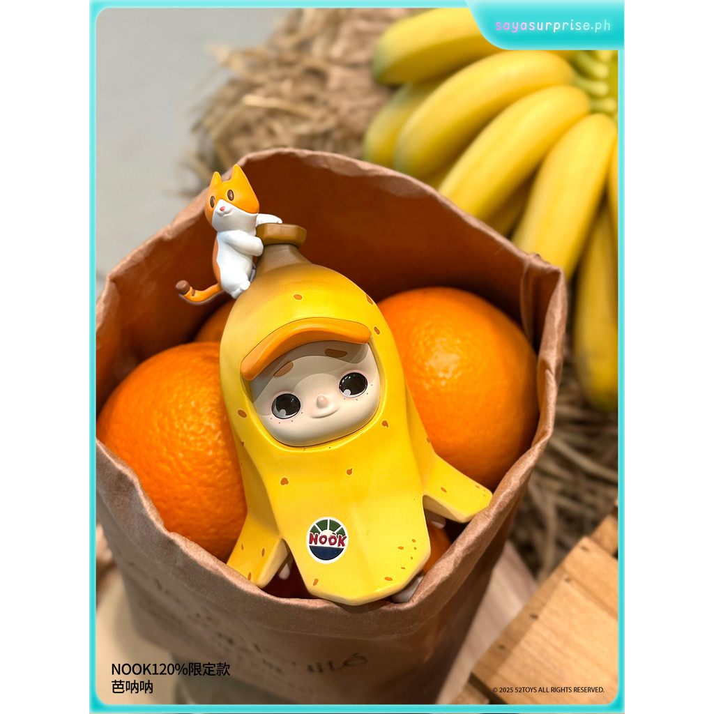 52TOYS Nook 120% Limited edition รูป Ba Na Na Na รูปวันเกิดของเล่นเด็กเครื่องประดับเดสก์ท็อป