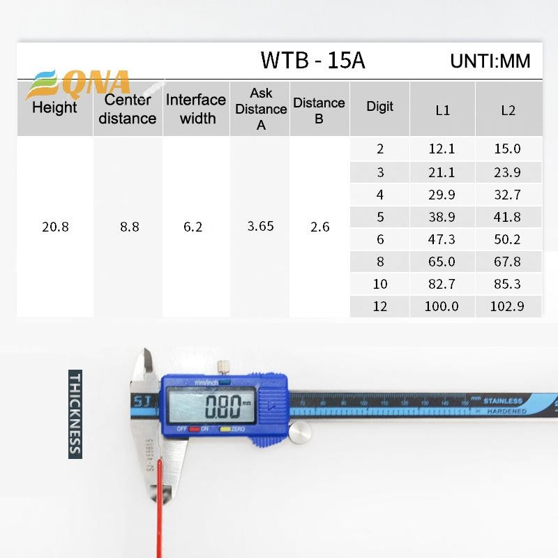 [QNA] TB Terminal Block Jumper Strip 15A - ( 15A TB1503, TB1504, TB1505, TB1506, TB1508, TB10, TB12 