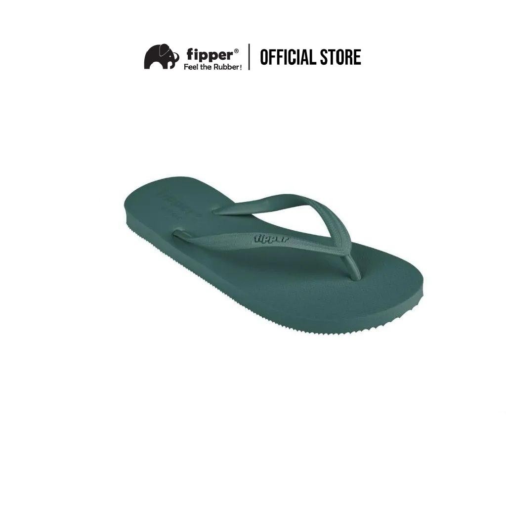 Fipper Selipar Basic S Getah Green (Brttny) - Fipper Slipper Basic S Rubber Green (Brttny)