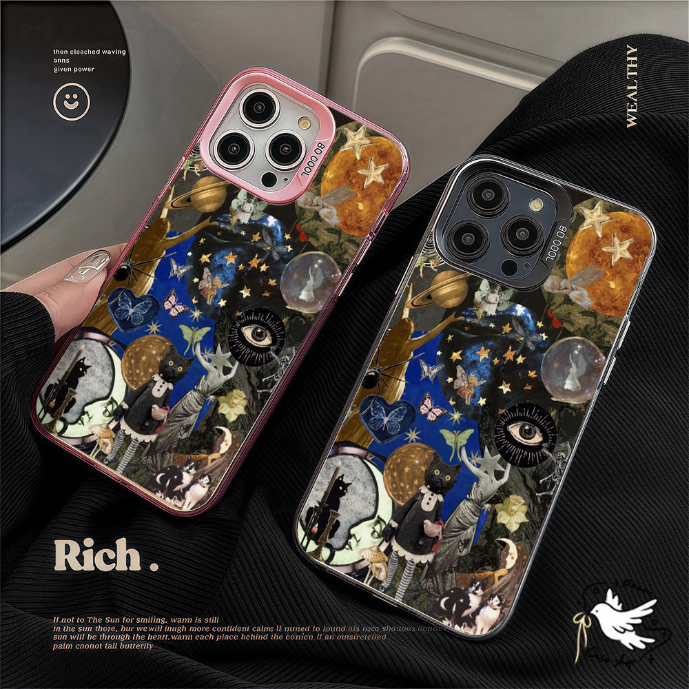 COD-ในไทย เคสไอโฟนสวยๆ ดวงตาแห่งศิลปะ For iPhone 11 12 13 14 15 16 Pro Max Plus X XS XR XS MAX 7 8 Plus เคส กันกระแทกและ ราคา ถูกที่สุด ดีลบีเคเค แกลเลอรีภาพที่ 4